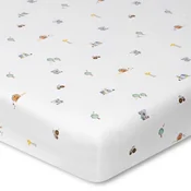 Plahta s gumicom za bebe Interbaby - Granja Koala, 60 x 120 cm