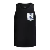 Jack & Jones Plus Spodnja majica JJHONOLULU mornarska/črna/bela