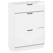 vidaXL Omara za čevlje HOORN 78 x 24 x 100 cm Inženirski les