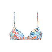 VENICE BEACH Bikini zgornji del Bralette-Top Caru Venice Beach svetlo modra/oranžna/bela