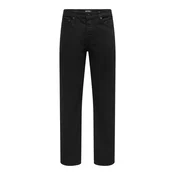 Only & Sons Kavbojke ONSEdge črn denim