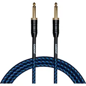 Cascha Professional Line Guitar Cable Tweed Blue 9 m Ravni - Ravni Instrumentalni kabel (Kot novo)