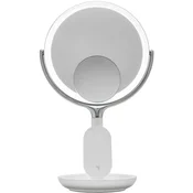 Northix LED ogledalo za toaletni stolček z brezžičnim polnilnikom Qi, 8-palčno