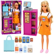 Anlily Lutka Anlily TRGOVKA z blagajno in trgovinskimi izdelki LEAN TOYS