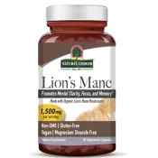 Natures Answer Lions Mane, izvleček plodnega telesa gobe Lions Mane, 1500 mg, 90 kapsul