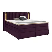 Boxspring Krevet Minola Gold 180/200 cm , šljiva