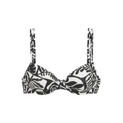 BUFFALO Bikini zgornji del ecru / črna