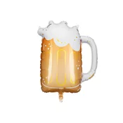 PartyDeco Balon iz folije - vrč za pivo