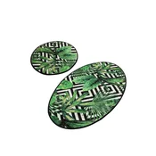 Lessentiel Maison Set 2 prostirke Tropic, Crno Bele