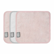 Shnuggle Mali rucnik za pranje bebe, 3 kom Pink