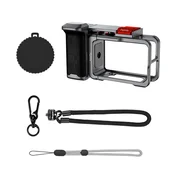 INF Ročaj in kletka za kamere, aluminij in silikon, za DJI Action 4/3/5 PRO, (5000282886)