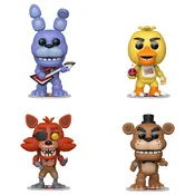 Komplet 4 vinilnih figur Funko Pop! Games Five Nights at Freddys - Freddy, Bonnie, Chica in Foxy
