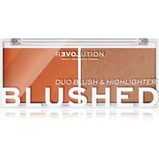 Makeup Revolution Paleta rdečil in belil Color Play Duo (Palette) 5,8 g (Odstín Queen)