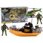slomart Vojaški komplet LEAN TOYS: Bojna ladja, žold.