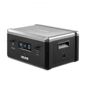 VEVOR Razširitvena baterija 2160Wh 387x270x196 mm Črna