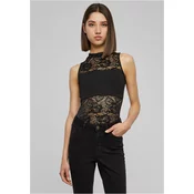 Urban Classics Top Ladies Lace Body, črna