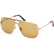 Tom Ford Naocare za sunce Stavros 0FT1204 30E63, Zlatne boje