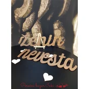 LESEN NAPIS ženin in nevesta LESNAP 105