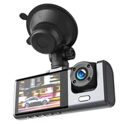 XO XJ03 auto kamera s 3 kamere, Full HD, 2 zaslon, crna