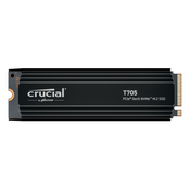 Crucial T705 SSD with heat sink 2TB M.2 PCIe Gen5 NVMe Internal solid-state modules