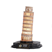 Cubic fun Slagalica Leaning Tower Of Pisa Night Edition L535H, 26 Dela