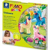 Rayher.	 FIMO Kids set Samorog 4x42g, modelirka, navodila, scena