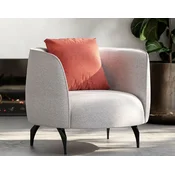 Casa Padrino luxury armchair gray/black 84 x 82 x H. 70 cm - Living room armchair - Hotel armchair - Living room furniture - Hotel furniture - Luxury furniture