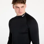 Majica Nike Pro Mens Dri-FIT Fitness Mock-Neck Long-Sleeve Top Black/ White L