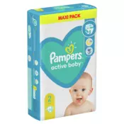 Pampers Active Baby Maxi Pack pelene, veličina 2, 4-8 kg, 72 kom