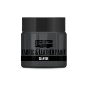 Pentart glamour barva za tekstil in usnje 50 ml - staro srebro