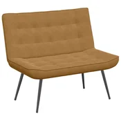 Vidaxl klop rjava 110x74x84 cm žamet