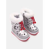 Sinsay - Postavljene cizme za sneg sa elasticnom vezicom 101 Dalmatians - srebro