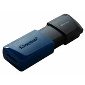 Kingston DTXM/64GB USB Flash memorija, 64 GB, Plavo-crna