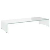 Vidaxl Stojalo za TV/ekran stekleno zeleno 80x30x13 cm