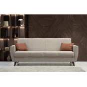 Atelier del Sofa Trosed na razvlačenje Zaden 207x86x77cm Bež
