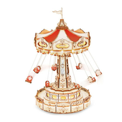 RoboTime - 3D sestavljanka z glasbeno skrinjico Chain carousel