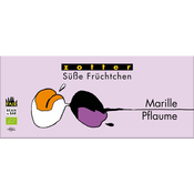 Zotter Schokoladen Bio sladko sadje - marelice & slive - 80 g