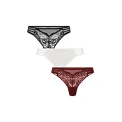 Hunkemöller Tangice Briar magenta/črna/bela