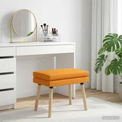 Dvojna klop Temno rumena 60 x 40 x 46 cm Blago