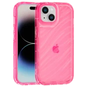 Aurora Wave maska za iPhone 14 Plus - crvena