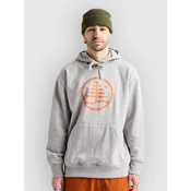 Burton Family Tree moški pulover s kapuco gray heather