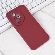 Silikonska maska za Honor 400 Pro Pro Camera, Bordo