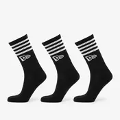 New Era Nogavice 3 para 641409 Črna