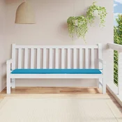 Jastuk za vrtnu klupu plavi 200 x 50 x 3 cm od tkanine Oxford