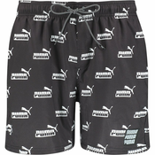 Puma Moške kopalne hlače Logo mid Short Črna