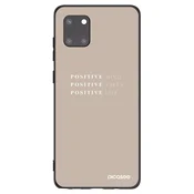 Silikonski črni ovitek za Samsung Galaxy Note 10 Lite N770F - Positive Vibes