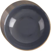 Orion Set of keramic deep plates Glaze grey 20,5cm, 6 pcs