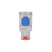 shumee Vtičnica 32A 4P 400V IP44 GSC fiksna kombinirana 921846