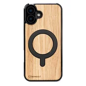 shumee Lesen ovitek Bewood za iPhone 16 Plus hrast z MagSafe