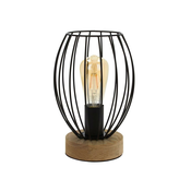 Spot-Light DO84449174 - Stona lampa GUNNAR 1xE27/25W/230V hrast